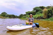 Paddling to explore the historic Vietnam War Rach Chiec jungle, 