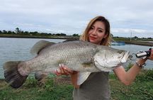 Big Barramundi Lure Fishing Thailand