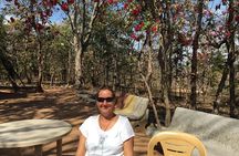 Raneh waterfall Khajuraho (motorcycle tour)