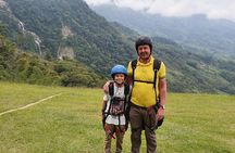 Fun RAFTING + Awesome PARAGLIDING over giant waterfalls from MEDELLIN