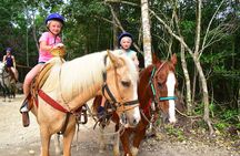 Single ATV, Horseback Riding, Ziplines and Cenote Swim