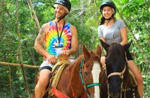 Single ATV, Horseback Riding, Ziplines and Cenote Swim