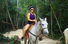 Single ATV, Horseback Riding, Ziplines and Cenote Swim