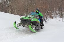 Snowmobile / Quad Bike ATV Private Tour from Bakuriani to Tabatskuri Lake