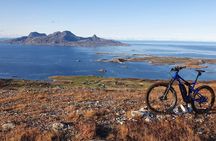 Trail challenge with electric mountainbike