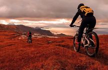 Trail challenge with electric mountainbike