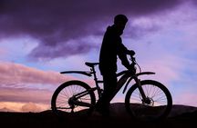 Trail challenge with electric mountainbike