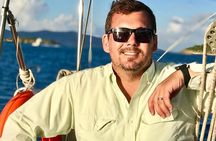 Group Sunset Sail St. John