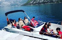 Boat tour to Lady of the Rock , Submarine base & Blue Cave swim