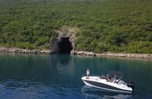 Boat tour to Lady of the Rock , Submarine base & Blue Cave swim