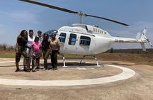 15 minutes scenic helicopter flight above Victoria Falls-Zimbabwe