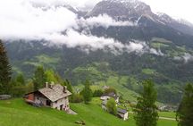 Bernina train and Swiss Alps. Departure from Desenzano