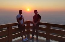 A must: Serene Sunrise, temple at dawn to beat the crowd & Alms to monks 