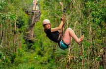  Combo Zipline, Shared Atv's & Cenote from Playa del carmen