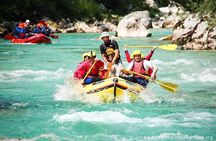Rafting experience on Soča river from Ljubljana