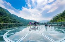 Private Tour to Gulong Canyon with Glass Bridge and Water Falls from Guangzhou 