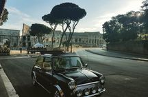 1 hour Little Ancient Tour of Rome by Mini Vintage Cabriolet with Cappuccino