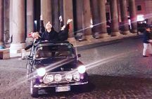 1 hour Little Ancient Tour of Rome by Mini Vintage Cabriolet with Cappuccino