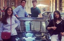 1 hour Little Ancient Tour of Rome by Mini Vintage Cabriolet with Cappuccino