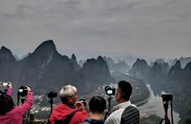 Half-Day Yangshuo Xianggong hill Sunrise and Yulong Bamboo Boat Private Tour