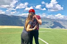 Paragliding in the grand canyon of chicamocha