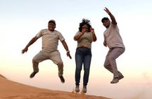 Dubai Desert Dune and Camel Riding Safari with BBQ Dinner