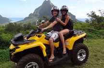 Grand Tour Quad Excursion in Moorea (Single or Two-Seater)