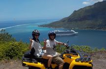 Grand Tour Quad Excursion in Moorea (Single or Two-Seater)