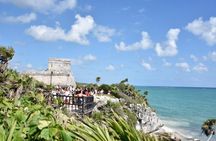 Cultural day 4 in 1 - Coba, Tulum, Cenote kuxtal & Playa del Carmen from Cancún