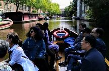 Amsterdam Clog Boat! Silent drive. Original boat ride...
