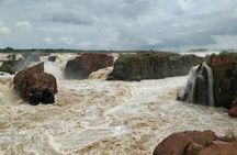 Raneh waterfall near Khajuraho (car)