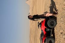 ATV with a stunning pyramids view