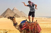 Explore The Sunset or Sunrise at Giza Pyramids By Camel and Horse Riding