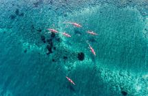 Santorini: Sunset Sea Kayak with Light Dinner