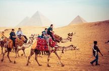 Explore The Sunset or Sunrise at Giza Pyramids By Camel and Horse Riding