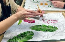 Make and Paint a Malaysian Batik Scarf in Aventura, Florida