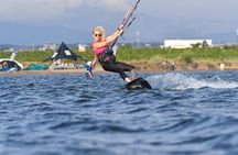 Kitesurfing and windsurfing in Sicily in the Lo Stagnone lagoon