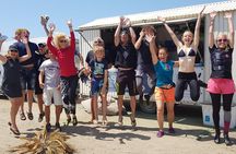 Kitesurfing and windsurfing in Sicily in the Lo Stagnone lagoon