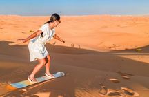 Red Dunes Desert Safari, Sand Board, Camel Ride with BBQ Dinner 