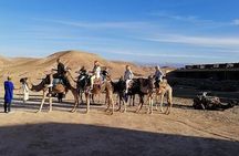 AGAFAY DESERT: Exclusive Sunset Camel Trek with Dinner in Agafay