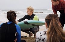 1h15min surfing lessons in Victoria Bay & Wilderness
