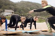 1h15min surfing lessons in Victoria Bay & Wilderness