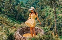 Ubud Jungle Swing - Monkey Forest - Water Temple - Waterfall 