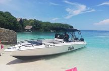 28-foot boat rental to go to Islas del Rosario (or Bahía)