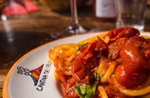 Group tour for wine & food tasting at the Cantina del Vesuvio.