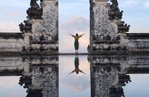 Gate of Heaven - Tirta Gangga Royal Water Palace - Tukad Cepung Waterfall