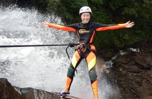 Canyoning in Baños Chamana Waterfall