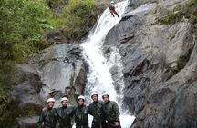 Canyoning in Baños Chamana Waterfall