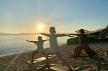 Private beach yoga where you can feel nature and the earth on Ishigaki Island