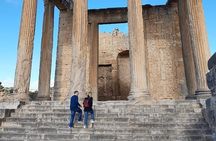 Guided Tour of Dougga and Andalusian Testour Mosque From Tunis